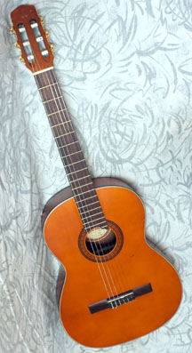 finished guitar