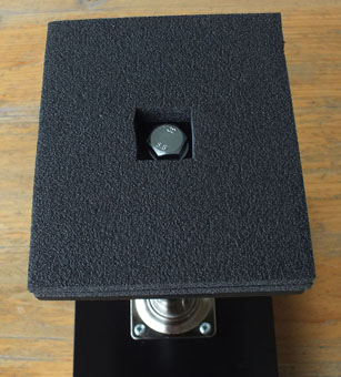 fastening bolt hidden
